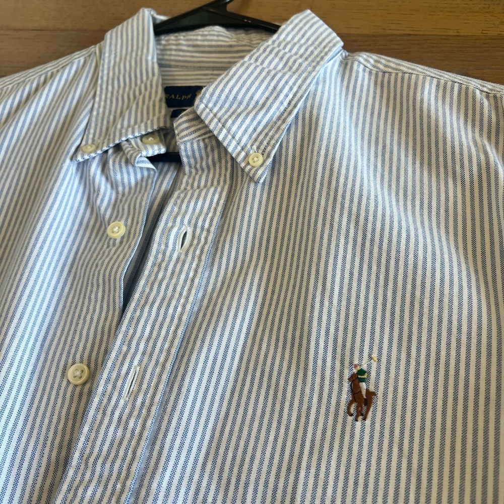 Polo by Ralph Lauren Men's Striped Button-Down Shirt